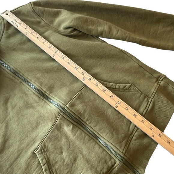 Pact Organic Cotton Hoodie Sweatshirt Full Zip Jacket Large Green Sustainable - Picture 15 of 16
